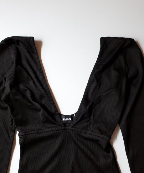 Noo Hot Bodysuit in Black