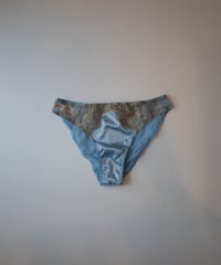 I.D. Sarrieri Lace Panty in Blue Gold