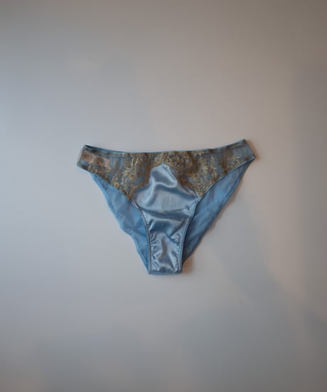 I.D. Sarrieri Lace Panty in Blue Gold