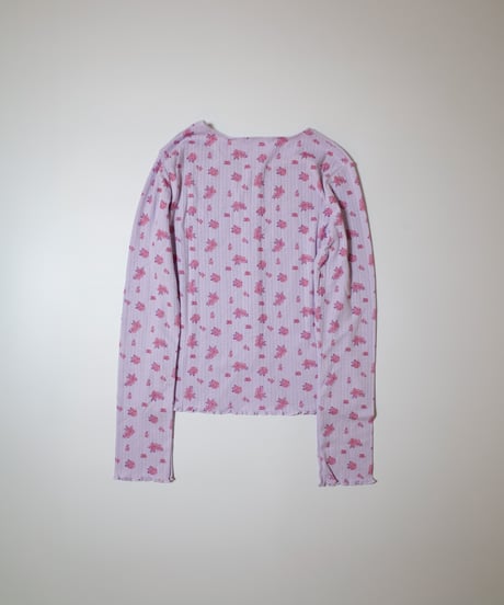 Chantelle Pulp Long Sleeve Cardigan in Pink