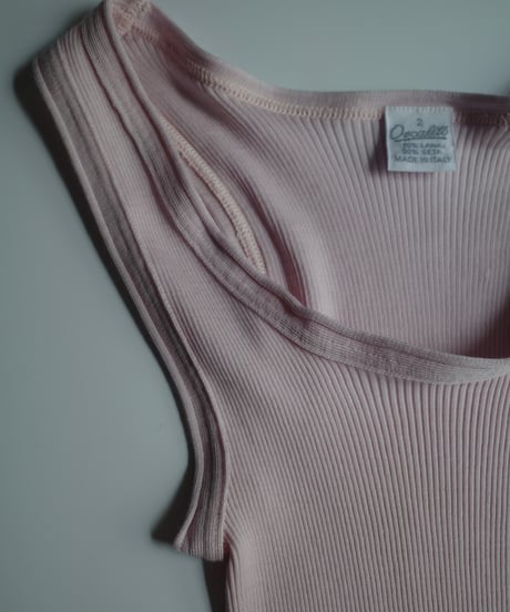Oscalito LANA SETA Wool Silk Tanktop in Pink