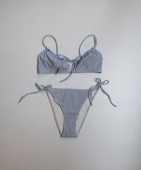 Ysé Gabrielle Bikini Set in Blue Stripes