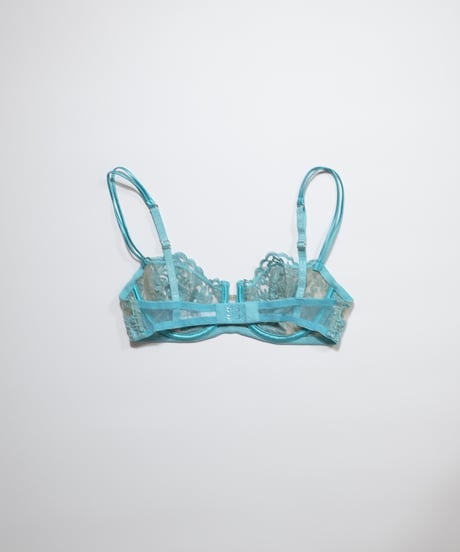 I.D. Sarrieri Lace Balconette Bra in Aquamarine