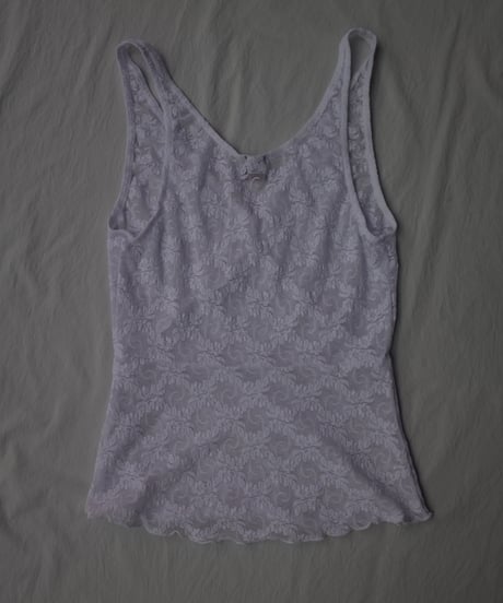 Only Hearts Stretch Lace Vintage Tank in White