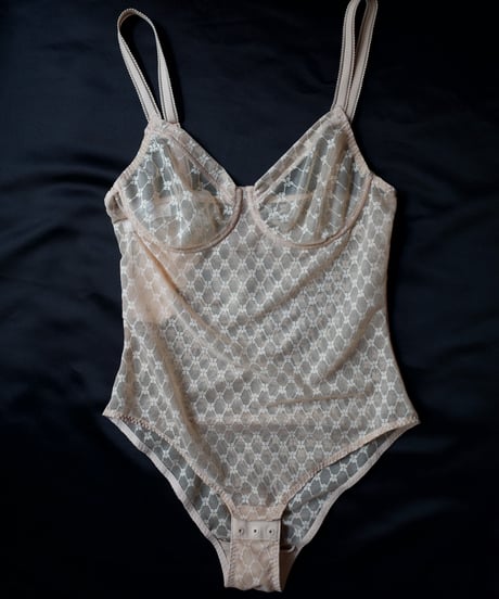 Simone Perele Plume Underwire Bodysuit in Peau Rose