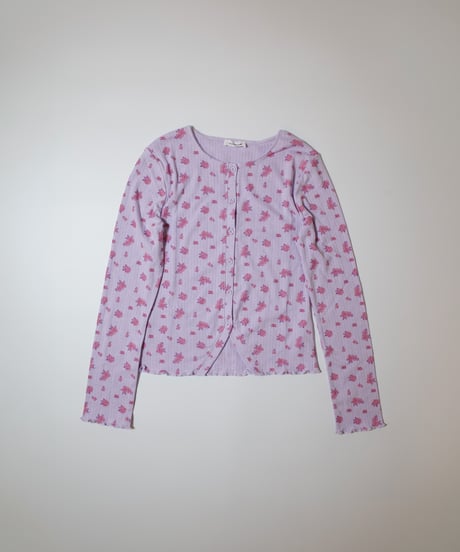 Chantelle Pulp Long Sleeve Cardigan in Pink
