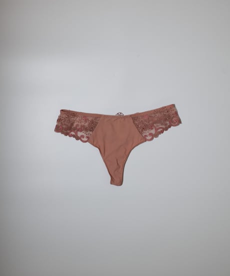 Simone Perele Delice Thong in Smokey Pink