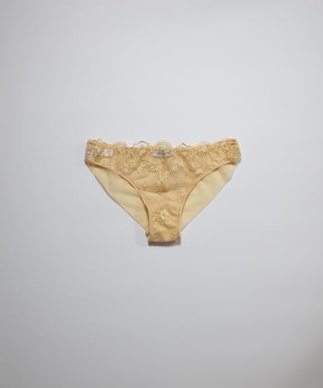 I.D. Sarrieri Lace Panty in Yellow