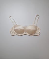 FiFi Chachinil Silk Patted Bra in White