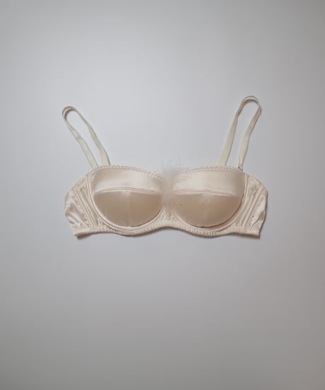 FiFi Chachinil Silk Patted Bra in White
