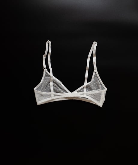 Yasmine Eslami Jeanne Soft Bra in Shiro