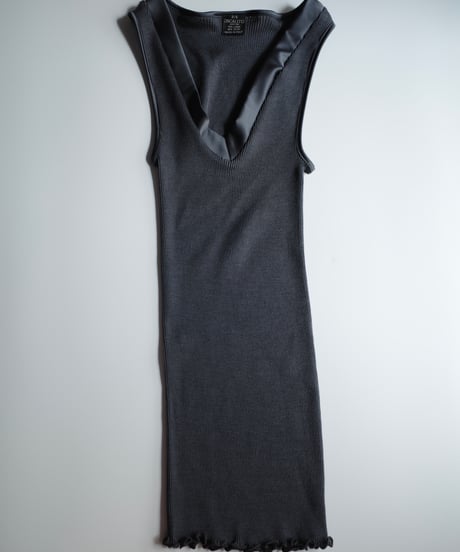 Oscalito LANA SETA Wool Silk Tanktop in Gray