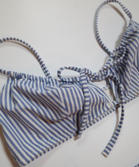Ysé Gabrielle Bikini Set in Blue Stripes