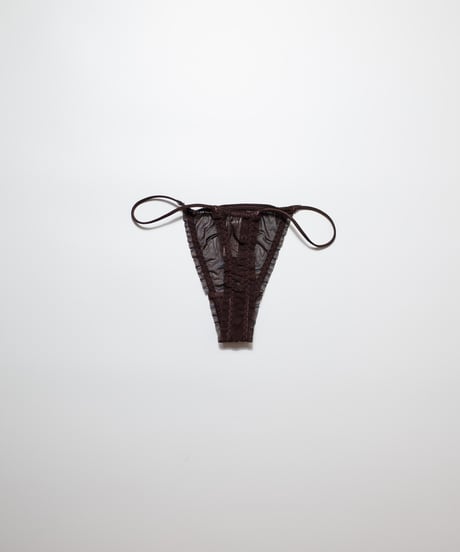 Zermatt Sophia Thong in Choco