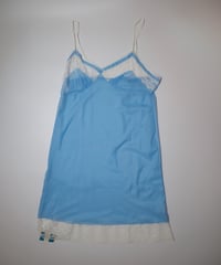 Vintage Dead Stock Nylon Dress in Blue