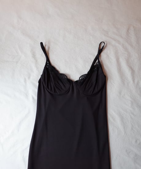 Only Hearts Delicate Lace Rose Underwire Dress in Black