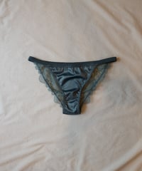 Love Stories Wild Rose Comfortable Lace Briefs in Grey Blue
