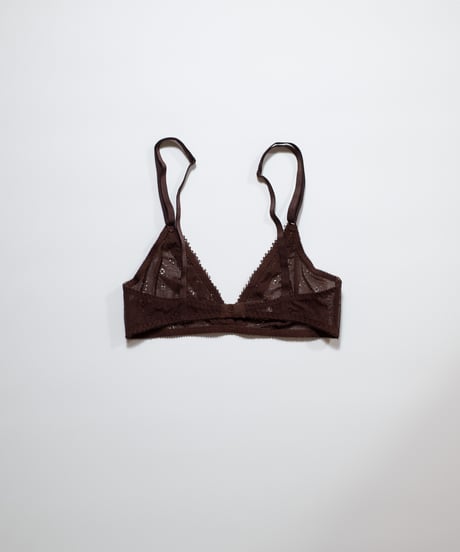 Yasmine Eslami Alexandra Soft Bra in Chestnut