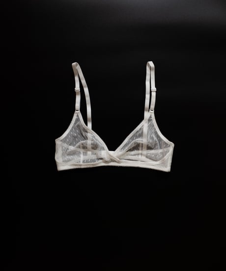 Yasmine Eslami Jeanne Soft Bra in Shiro