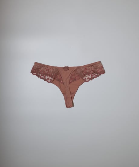 Simone Perele Delice Thong in Smokey Pink