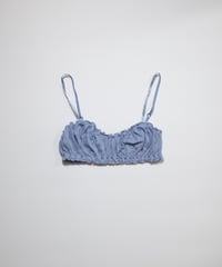 Only Hearts Organic Cotton Joey Bralette in Light Blue