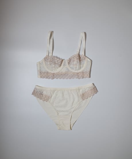 Simone Perele Radieuse Sheer Demi Bra in Natural