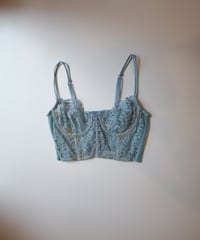 I.D. Sarrieri Wire Bustier in Ice blue
