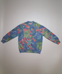 Vintage 80’s Cardigan in Blue Flower