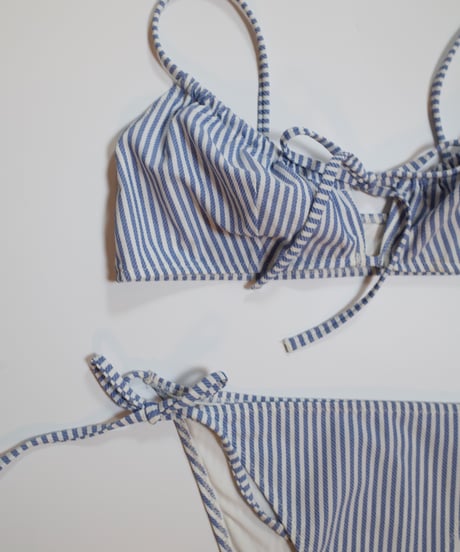 Ysé Gabrielle Bikini Set in Blue Stripes