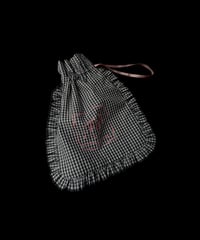 Fifi Chachnil Cotton Pouch in Grey