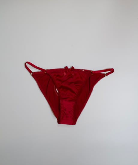 Agent Provocateur Ettie Silk Full Brief in Red