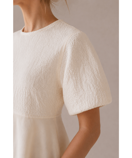 jacquard peplum blouse