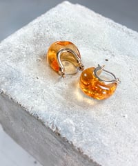 Amber Clear Pierce / アンバークリアピアス