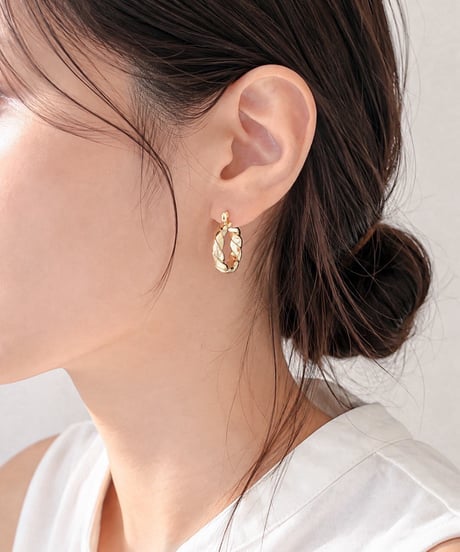 Twist Hoop Pierce / ツイストフープピアス