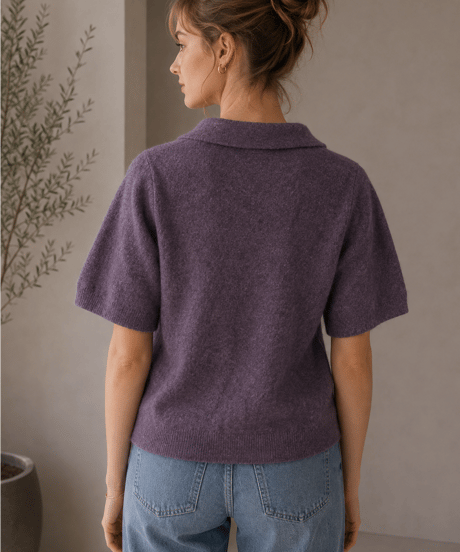 relax polo knit
