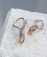 Bicolor Asymmetry Pierce / バイカラーアシンメトリーピアス