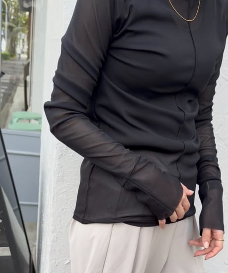 center seam long tee