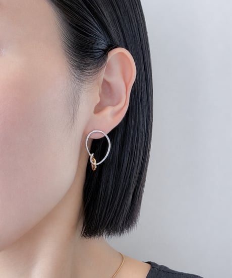Bicolor Hoop Pierce / バイカラーフープピアス