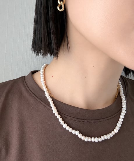 Freshwater Pearl Necklace　/　淡水パールネックレス