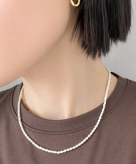 Freshwater Pearl Necklace　/　淡水パールネックレス