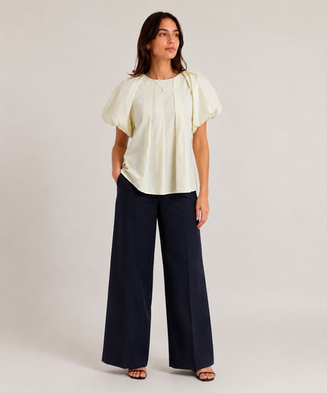 tulip sleeve blouse