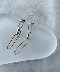 Bicolor Chain Pierce / バイカラーチェーンピアス