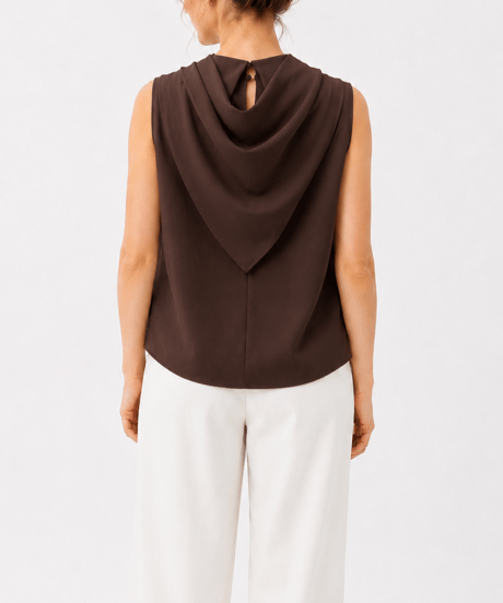 scarf combo blouse