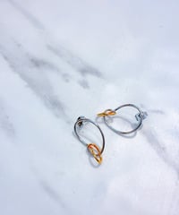 Bicolor Hoop Pierce / バイカラーフープピアス