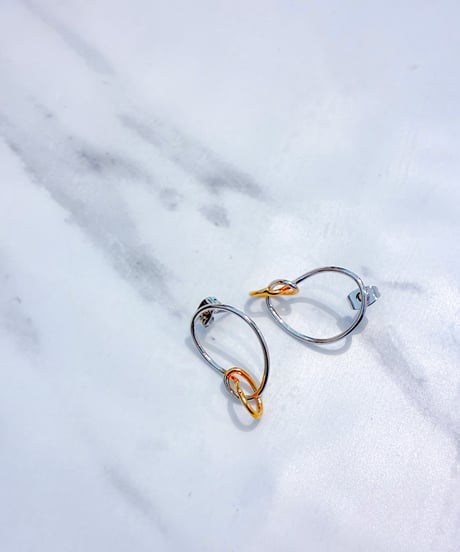 Bicolor Hoop Pierce / バイカラーフープピアス