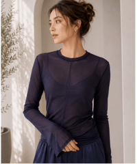 center seam long tee