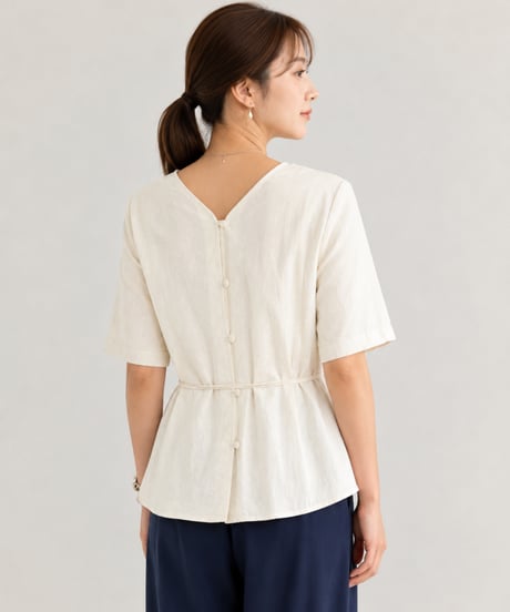 contour pleat blouse
