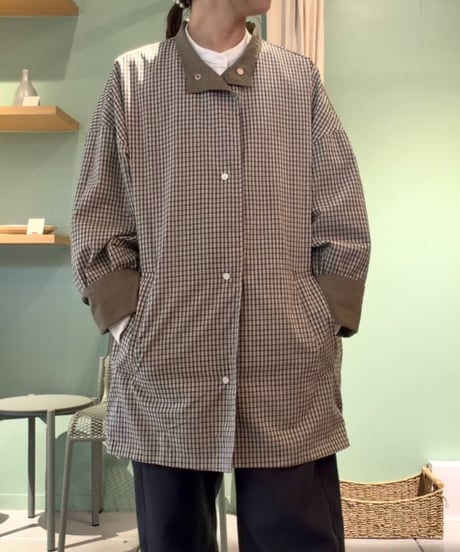 dual face check coat