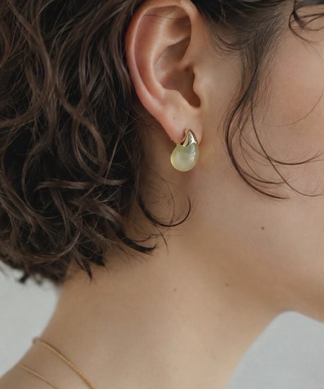 Clear Drop Pierce / クリアドロップピアス