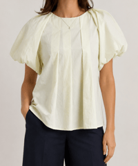 tulip sleeve blouse